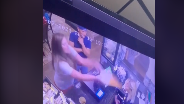 Shocking Footage Shows Woman Throwing Hot Soup At Fast-Food Employee: 'My Eyes Were Burning, My Nose Was Bleeding'