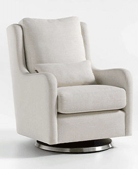 Milo Green Nursery Swivel Glider Chair