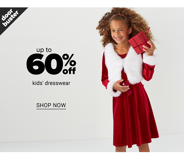 Up to 60% off Kids Dresswear - Shop Now