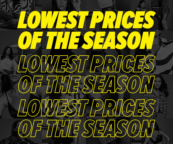 WINTER CLEARANCE LOWEST PRICES OF THE SEASON