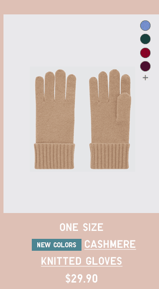 PDP3 - ONE SIZE CASHMERE NITTED GLOVES