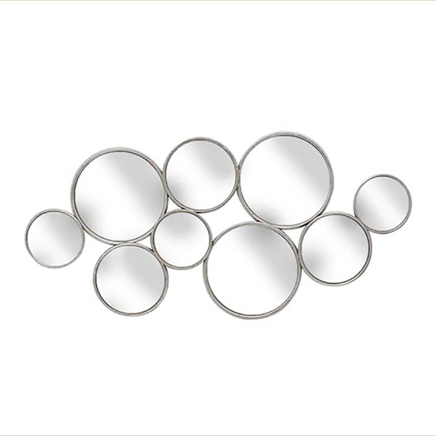 Metal Wall Mirror, Silver