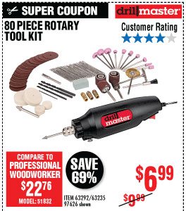 View Rotary Tool Kit 80 Pc