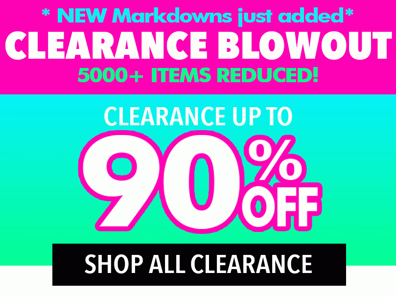 50% Off + New Markdowns - Use code: BLOWOUT2021