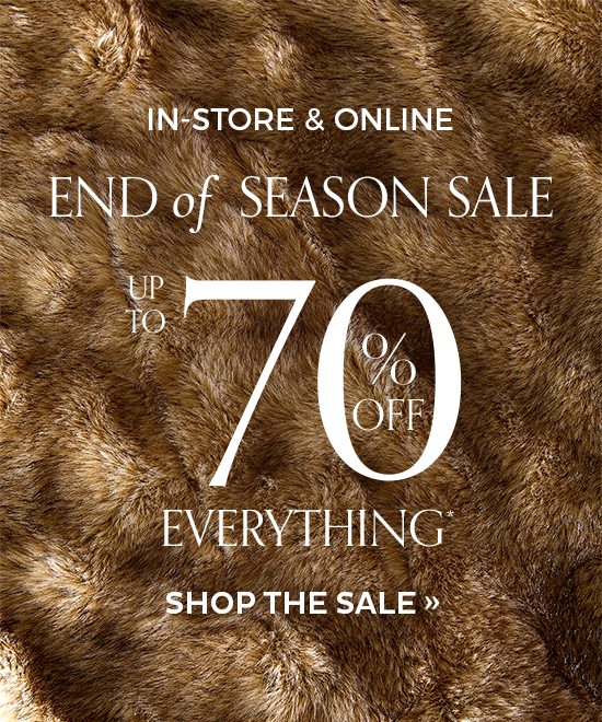 End Of Season Sale