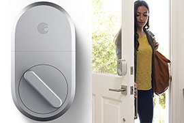 August 3rd Generation Smart Lock (Silver) - Works with Alexa, Keyless Entry