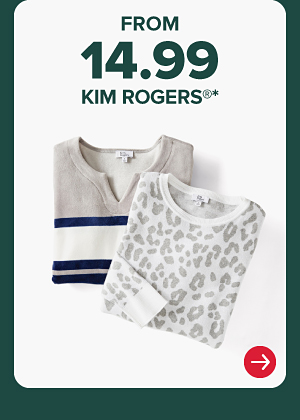 Two women's sweaters. From 14.99 Kim Rogers.