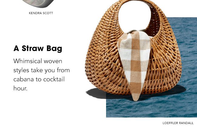 a straw bag