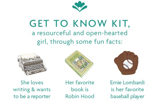 GET TO KNOW KIT, a resourceful and open-hearted girl, through some fun facts: