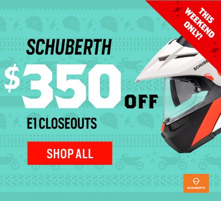 Scuberth $350 Off E1 Closeouts - Shop All