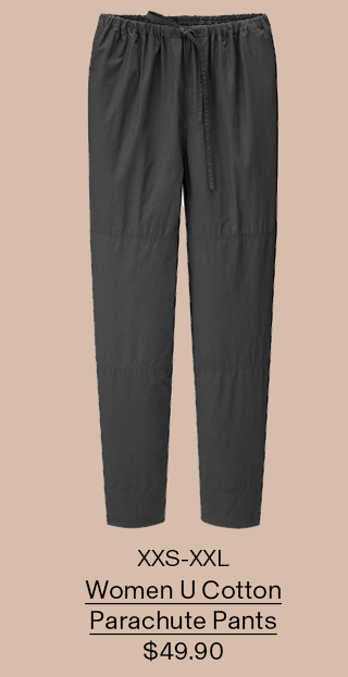 BODY4 PDP4 - U LIGHT COTTON PARACHUTE PANTS