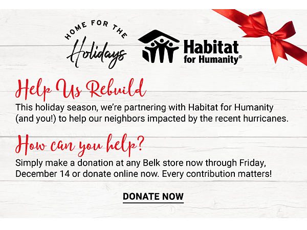 Habitat for Humanity. Donate Now.