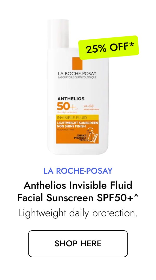 La Roche-Posay Anthelios Invisible Fluid Facial Sunscreen SPF 50+