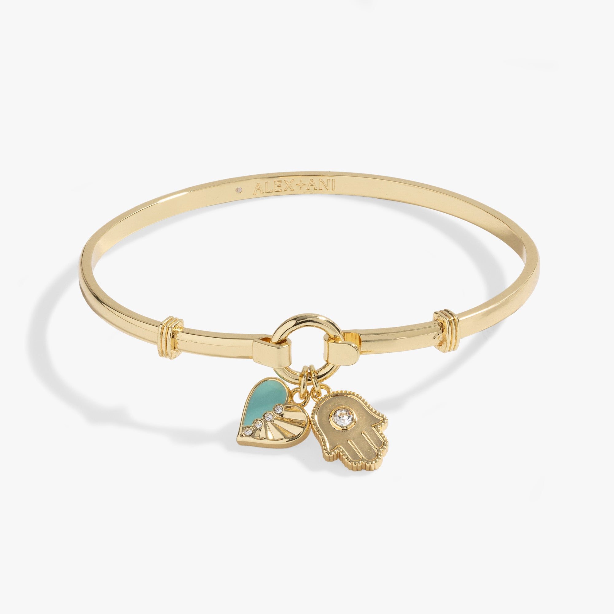 Hamsa and Heart Bracelet