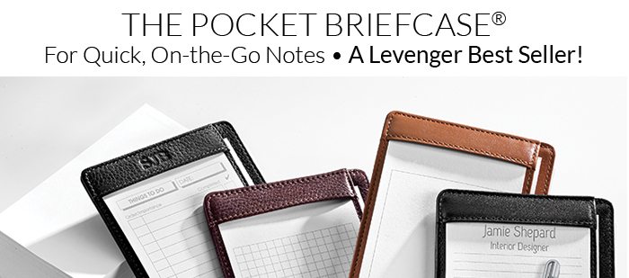 Find the perfect pocket briefcase!