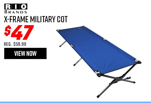 Rio X-Frame Military Cot