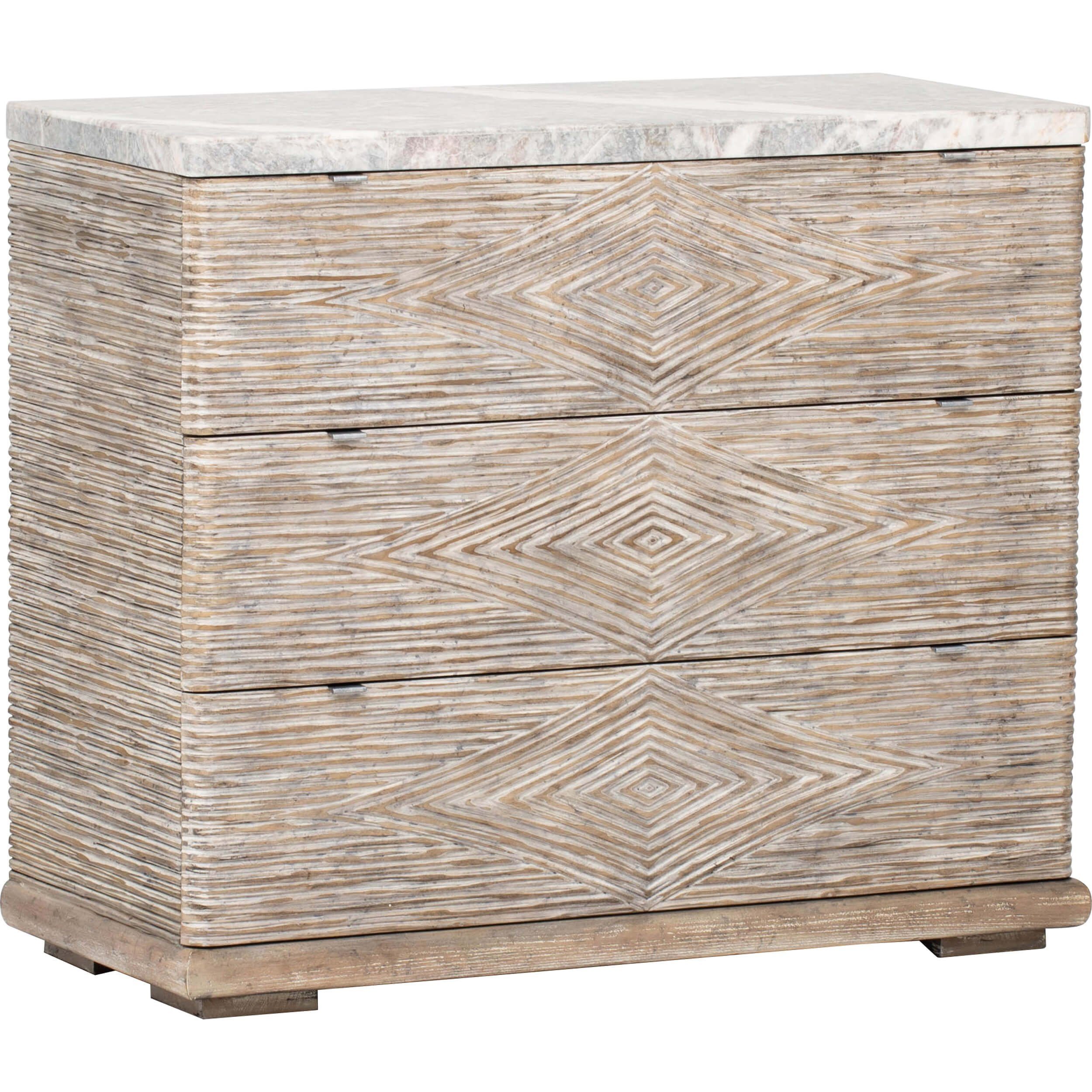 Image of American Life Amani 3 Drawer Accent Chest