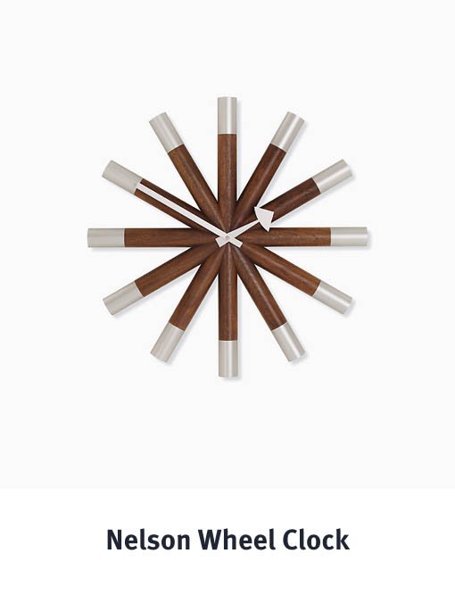 Nelson Wheel Clock