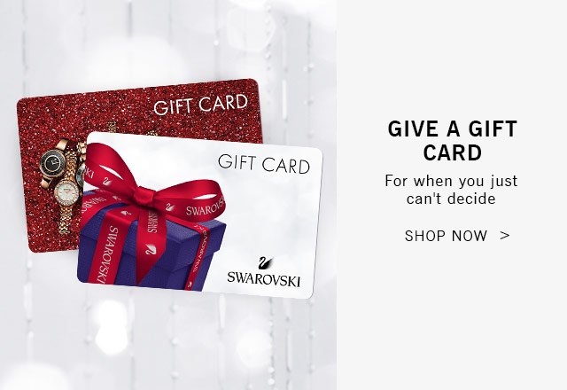 GIVE A GIFT CARD