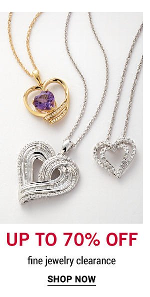 Up to 70% off fine jewelry clearance. Shop Now.