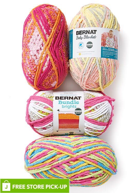 Bernat Blanket Yarn.