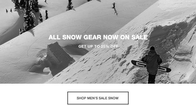 Secondary Top - Shop Men's Snow Sale