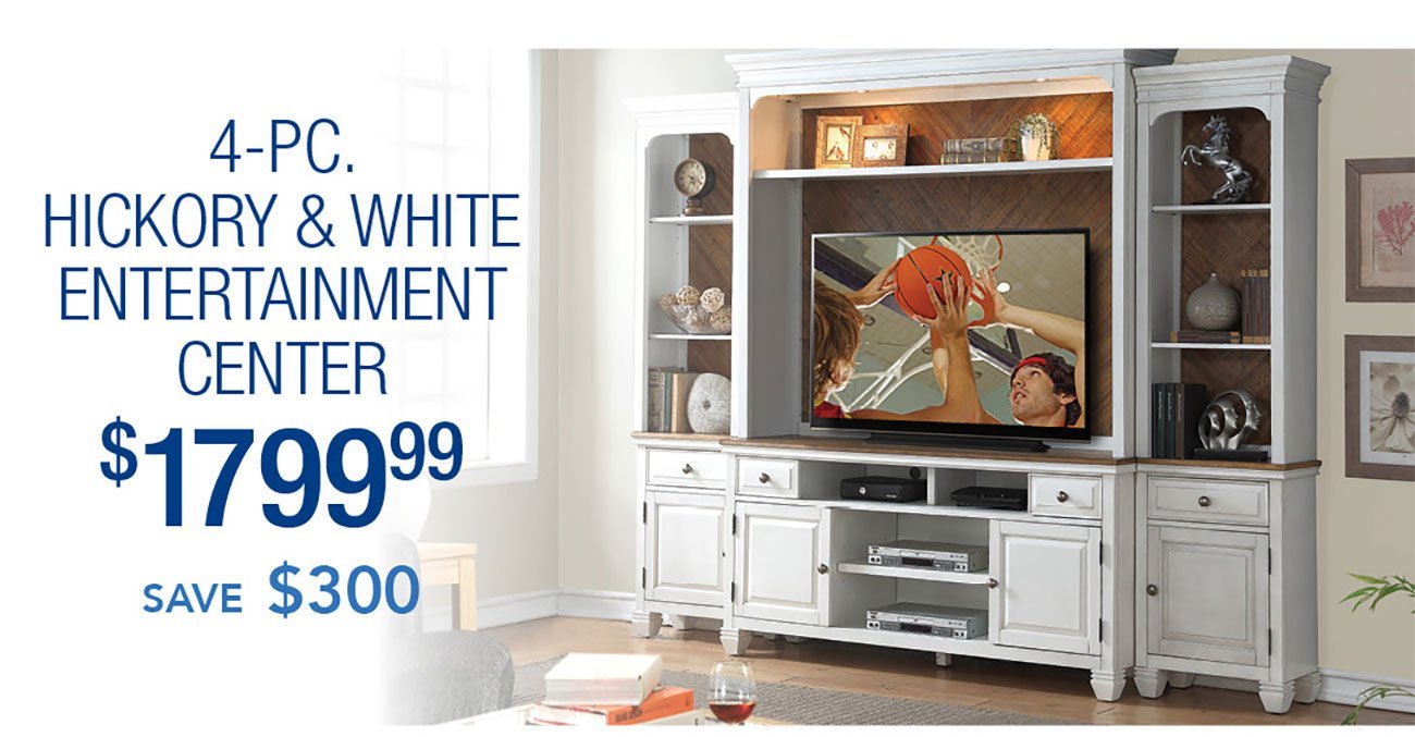 Hickory-White-Entertainment-Center