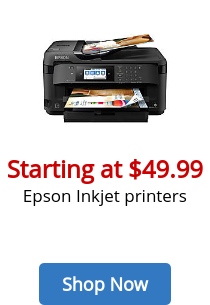 Epson Inkjet Printers $49.99 & up. Shop Now