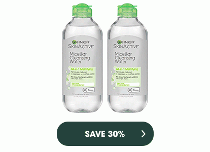 GARNIER SKINACTIVE - SAVE 30 PERCENT >