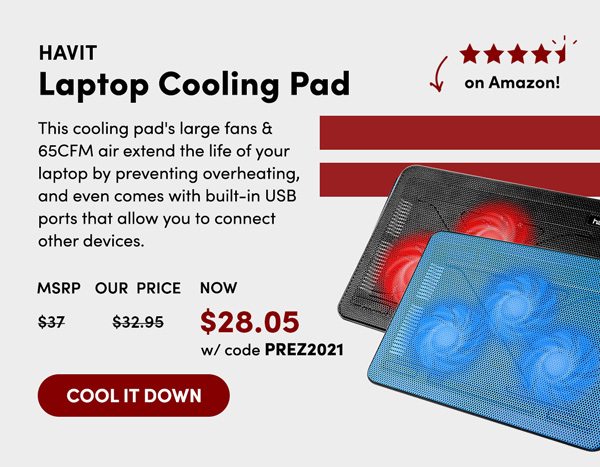 Laptop Cooling Pad | Cool It Down 