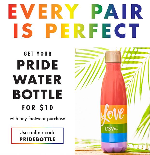 Get your Pride water bottle \u0026 laces now 