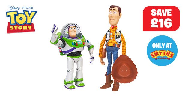 Toy Story Interactive Friends Woody & Buzz Lightyear
