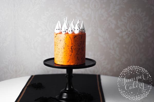 Orange Halloween Cake