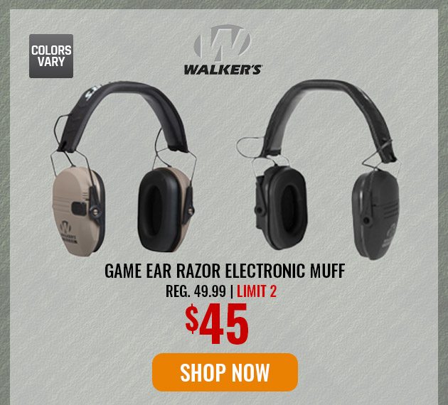 Walkers Game Ear Razor Electronic Muff