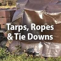 Tarps, Ropes & Tie Downs