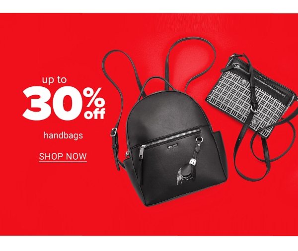 Up to 30% off handbags - Shop Now