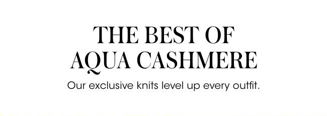 The best of Aqua Cashmere