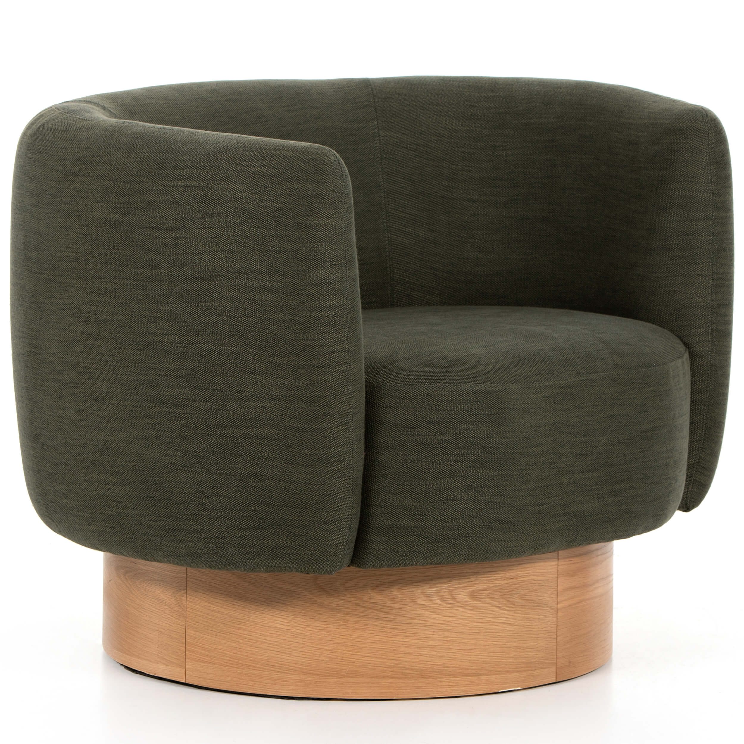 Image of Calista Swivel Chair, Atlantis Moss