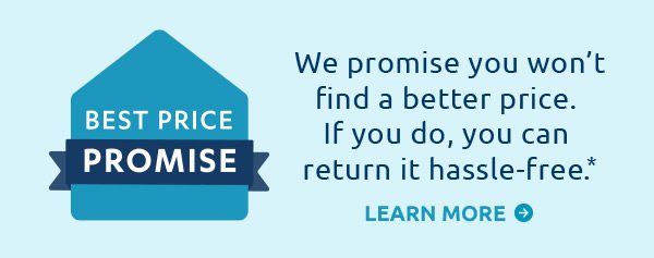 Hassle Free Returns: No receipt? No problem. Learn more.