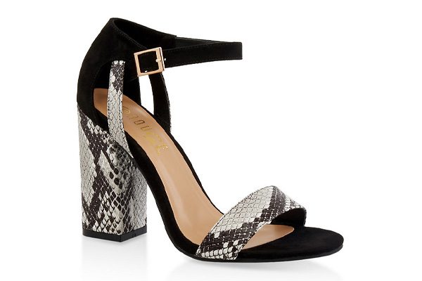 Ankle Strap Chunky High Heel Sandals