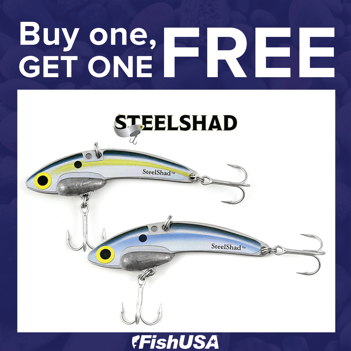 Buy 1, Get 1 FREE on SteelShad Original Blade Baits
