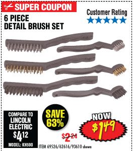 View 6 Pc Detail Brush Set