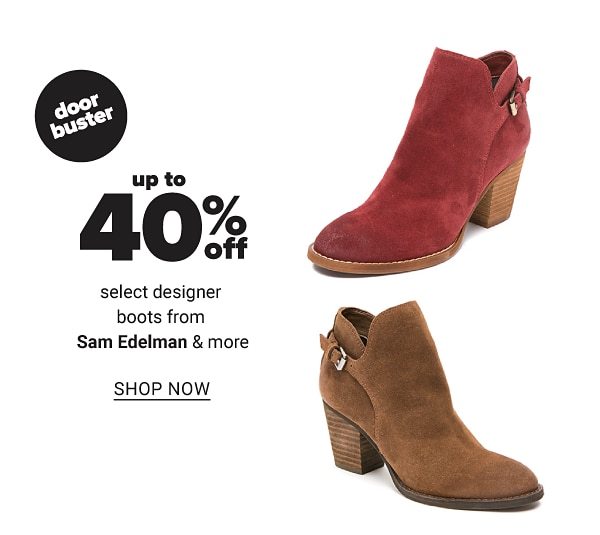 Up to 40% Off Select Designer Boots feat. Sam Edelman & more - Shop Now