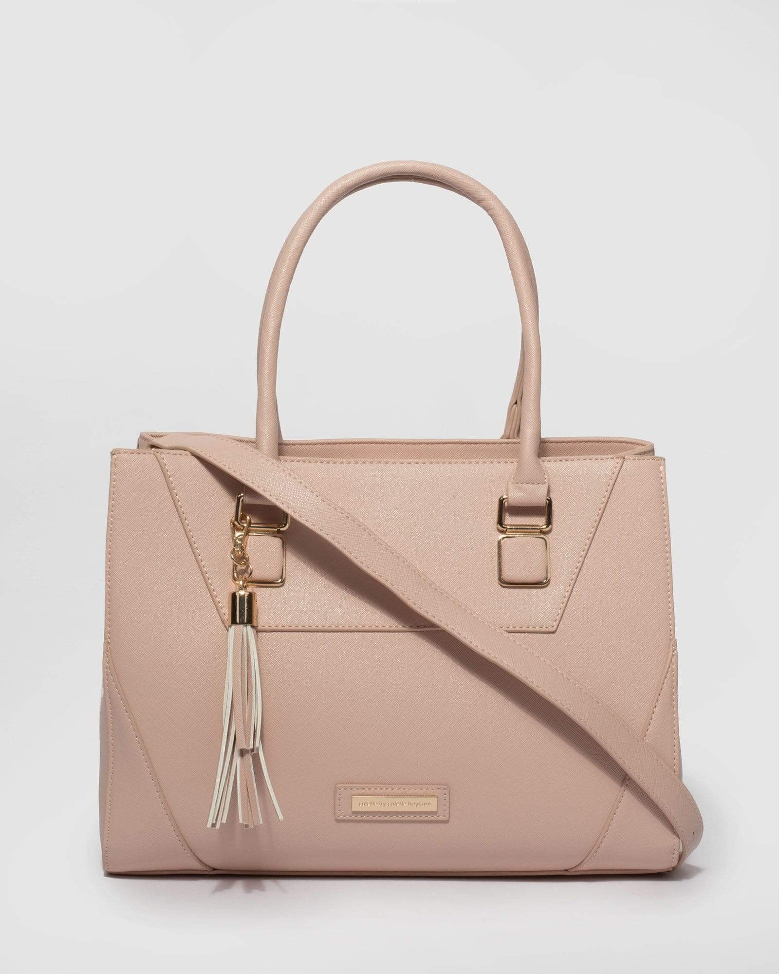 Image of Pink Demi Tassel Tote Bag