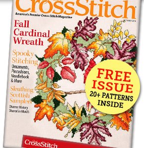 Help yourself to fun, new needle projects with your FREE ISSUE of Just CrossStitch!