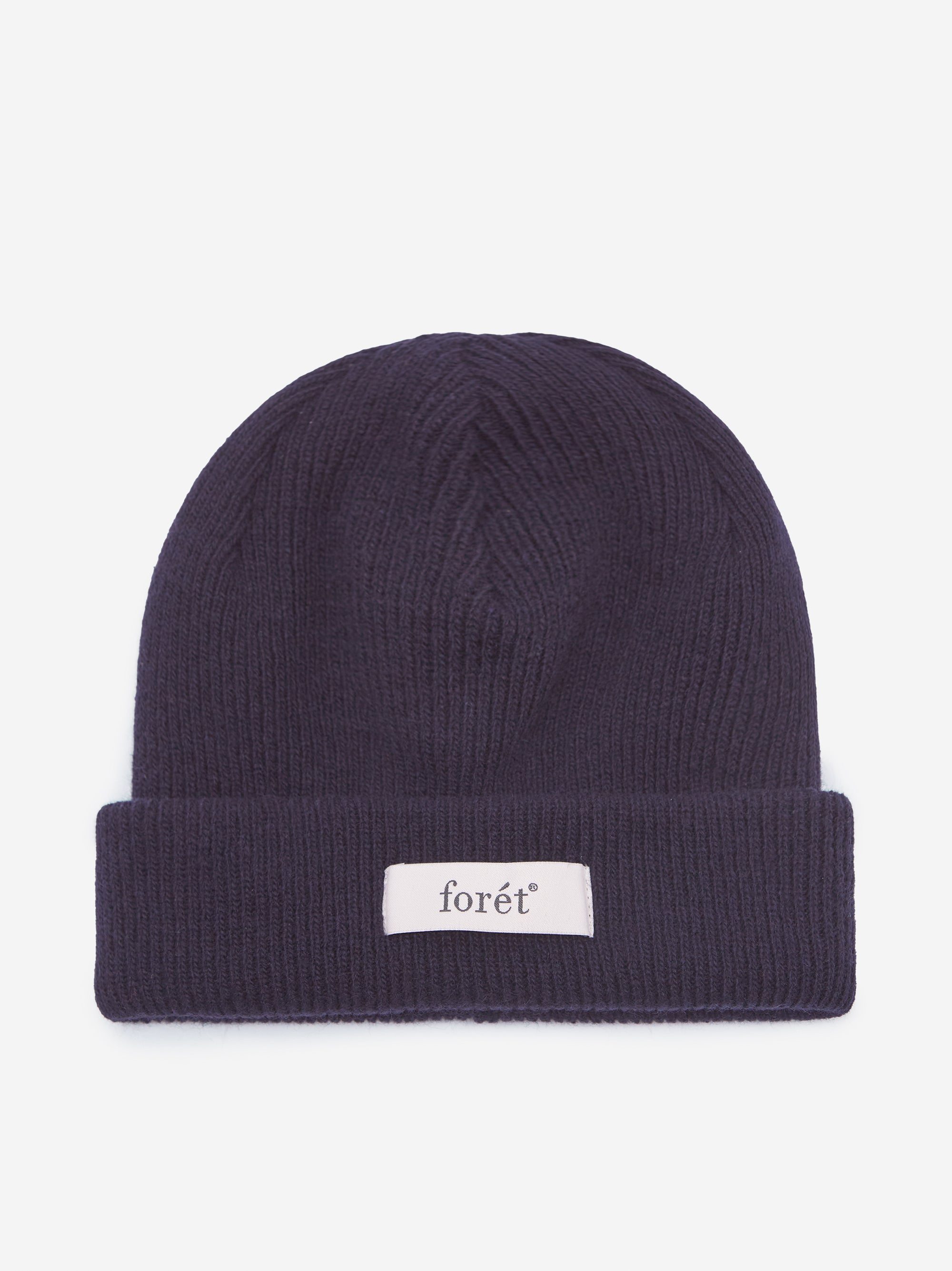 Image of Foret Felax Rib Beanie - Navy