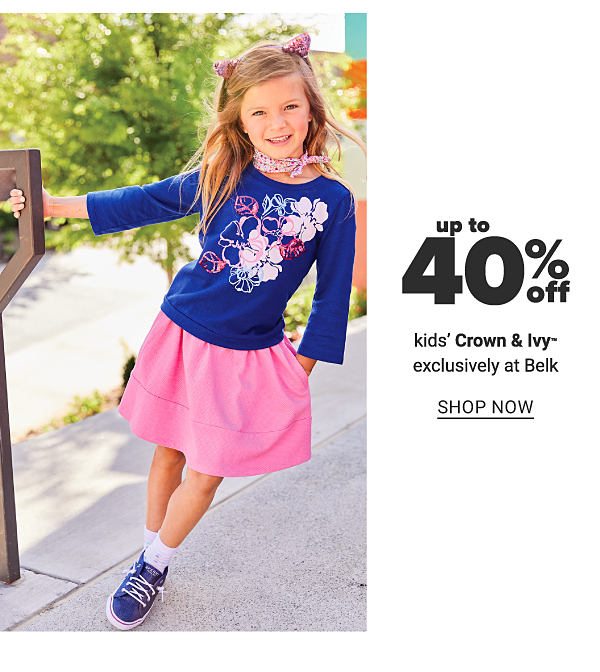 Up to 40% off Kids Crown & Ivy - Shop Now