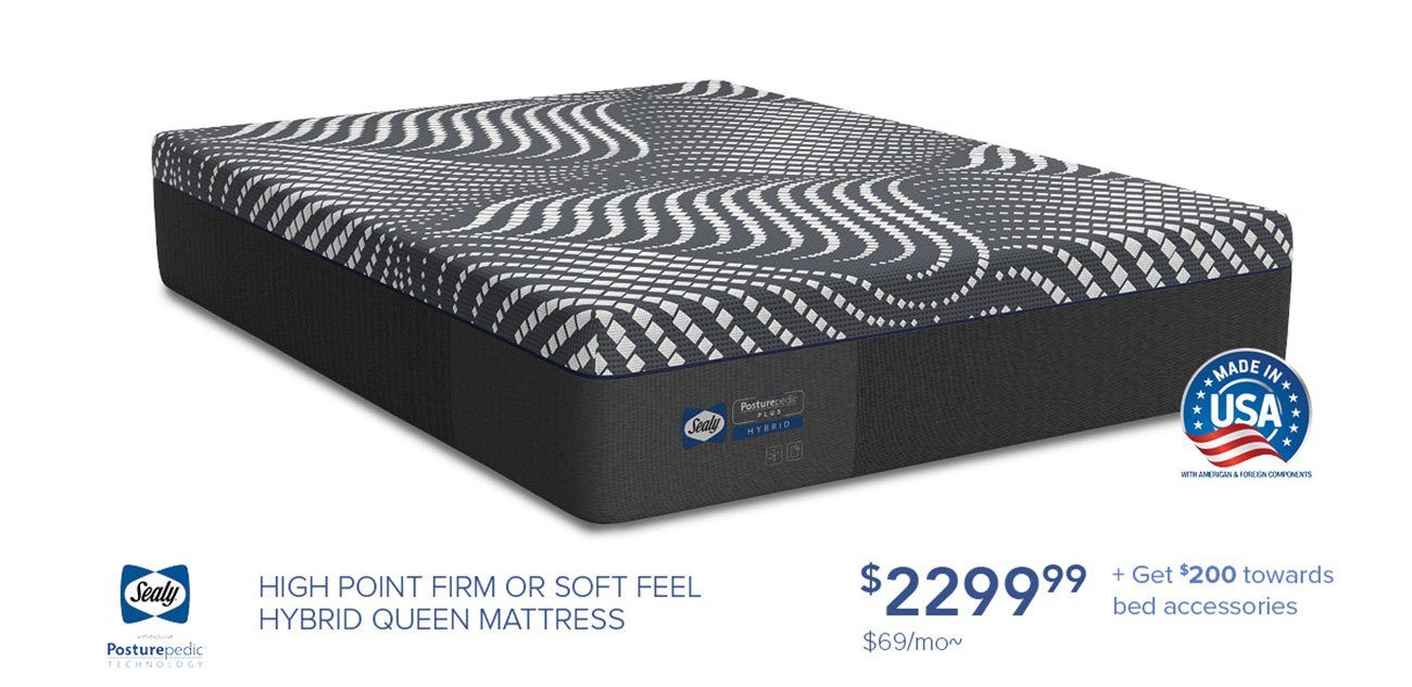 Sealy-High-point-queen-mattress