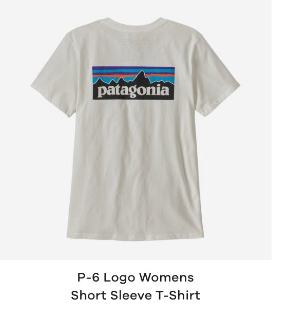 Patagonia P-6 Logo Organic Crew Womens Short Sleeve T-Shirt
