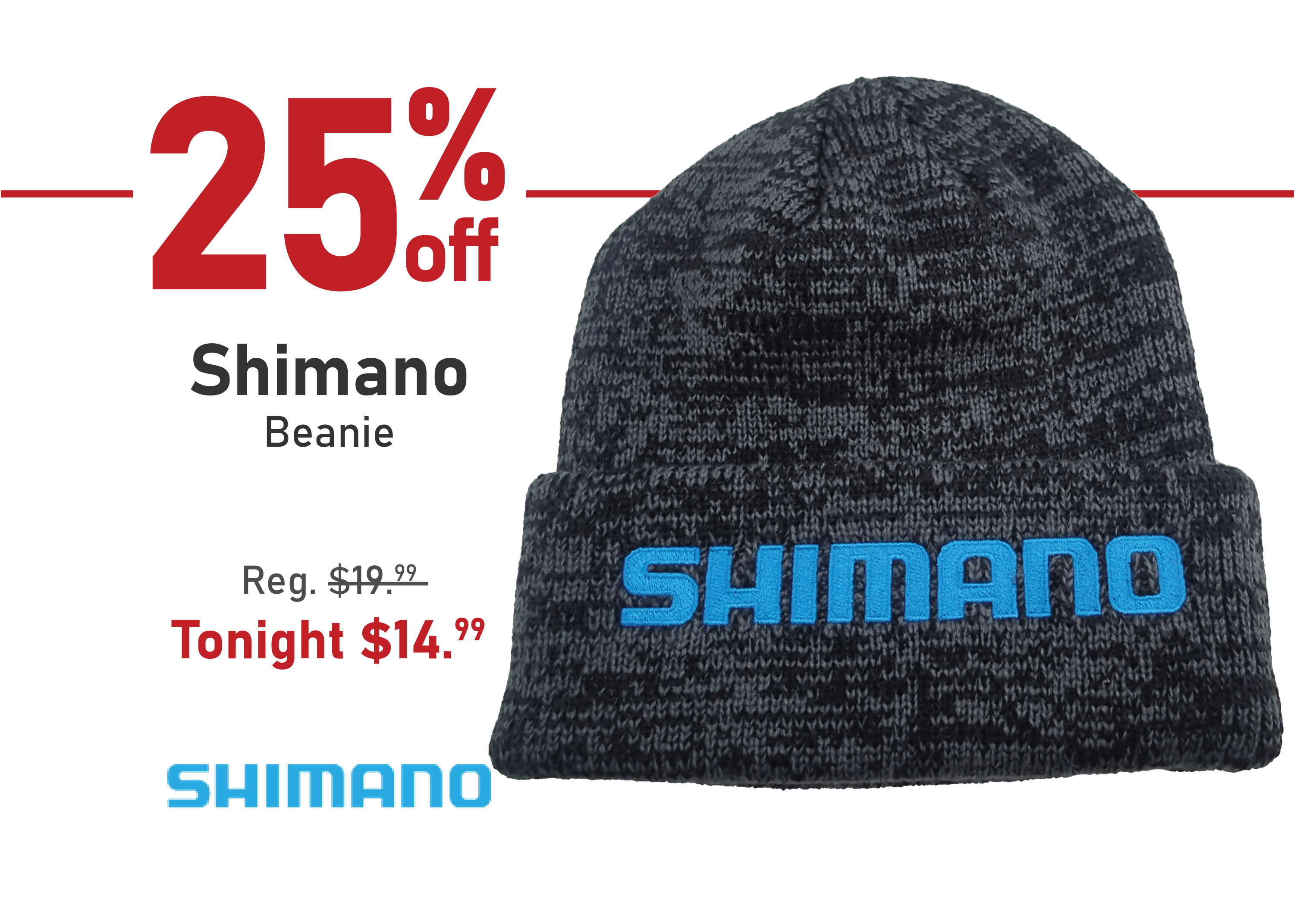 Save 25% on the Shimano Beanie